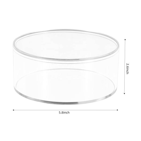 Acrylic round Display Box for Stylishly Showcasing Your Items