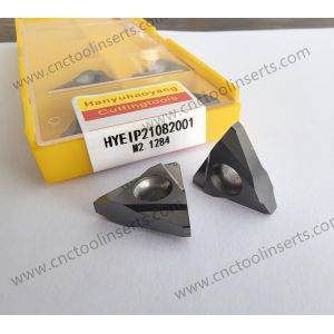 PVD-Coated HYB208 Whirling Insert HYEIP21082001 M2.1284 . Intended for Machining a Wide Range of Difficult-to-cut Materials, Excluding Superalloys
