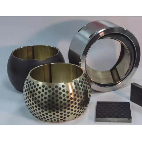 Graphite embedded brass bushing