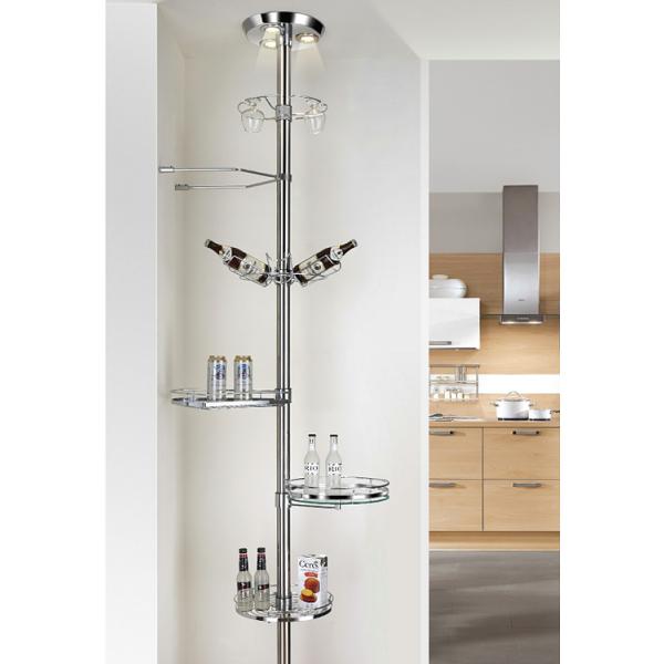 Storage Bar Rack Series Modern Kitchen Decor Accessories Durable Metal Wine Rack