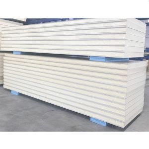 Fire Resistance B1/B2 Polyurethane Sandwich Panel for Insulation 0.15 Mpa