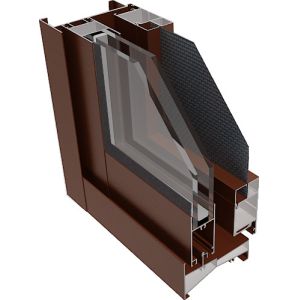 Modern Design Aluminum Window Frame Extrusions Delicate Smooth Surface