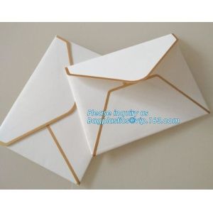 100% Recyclable Biodegradable Brown Kraft Paper Seed Envelopes foil logo
