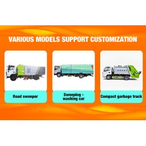 High-speed Driving Multi-functional Sweeper New Energy Sanitation Cleaning