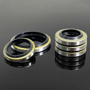 High-quality DKB DKBI DKBZ Sealed PU Excavator Hydraulic Scraper Seals / Metal