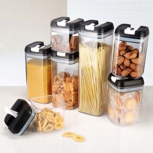 7pcs Detachable Grid Food Storage Container Plastic