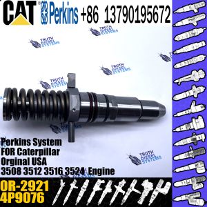 China Hot sale fuel common rail injector 4P-9076 4P9076 0R-2921 for Caterpillar Engine 3512 3516 3508 on sale