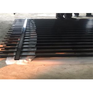 Hot Dipped Galvanized Garrison Fence Panels Square Pipe Welded Steel Fence