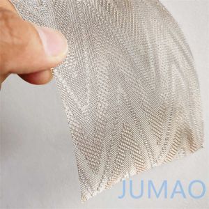 Fusion Metal Fabric Mesh Laminated Glass Reinforced Wire Glass