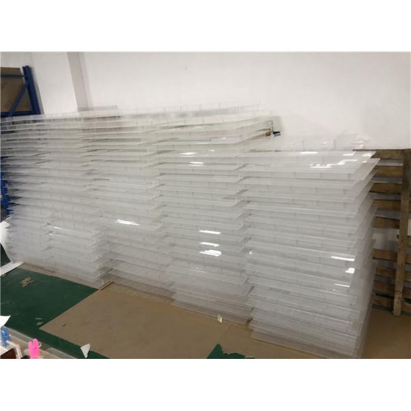 Clear Small Lock Acrylic Showcase Box Wall Mount Hanging Car Model Bakery
