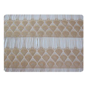 Eco-Friendly Eyelash Polyester Lace Fabric with 150cm Width CY-CT8569