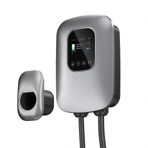 Wholesale 40A 48A 3.5&quot; LCD Display Screen Sae J1772 Type 1 EV Charger App Control from china suppliers