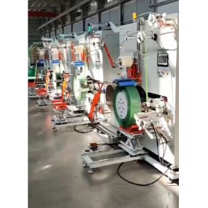 Buy cheap Constant Tension Polyester PET Strap Winding Machine PLC Control from wholesalers