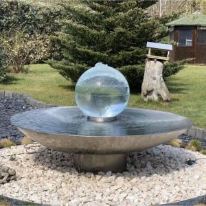 Wholesale Stainless Steel Sphere Water Feature Mirror Polished With Rotating Ball from china suppliers