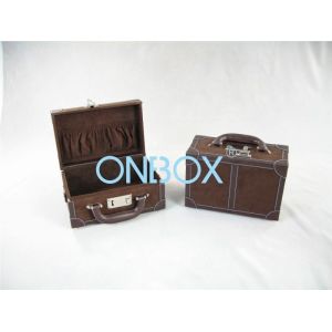 Buy cheap Portable Gift Packaging Boxes Personalized With Handle Lock from wholesalers