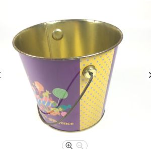 Wholesale 12L Metal Wine Bucket 4 Color Galvanized Ice Bucket With Handle from china suppliers