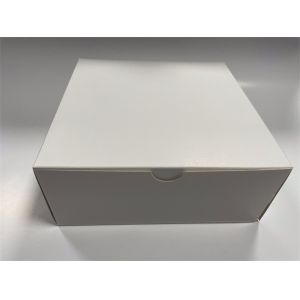 Embossed White Packaging Box CMYK Printing White Cardboard Gift Boxes