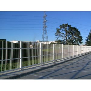 ISO-2001 Corrosion Proof Tower Fencing , Anti Theft 4 Foot High Fencing