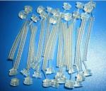 High quality custom clear custom design spring string coil safety leash w/round