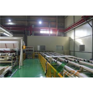 Single Layer Short Cycle Lamination Line Hot Press For HDF MDF PB Board