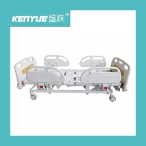 Two Function Electric Nursing Bed Adjustable White For Hospital