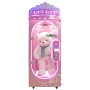 Custom Coin Pusher Arcade Machine with Adjustable Prize Partitions