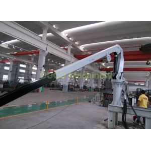 Electric Hydraulic Yacht Crane Telescopic Knuckle Boom With Overload Protection