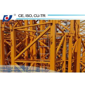 1.2ton Tip Load 60m Boom Length Variable Frequency Drive Hammer Head Tower Crane