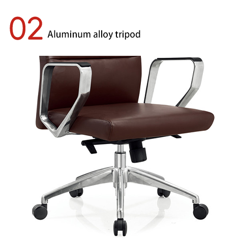 Fashionable Executive Chair, Office Conference Chair, Ergonomic Chair, First-Layer Cowhide Leather Chair, Hotel Computer Chair