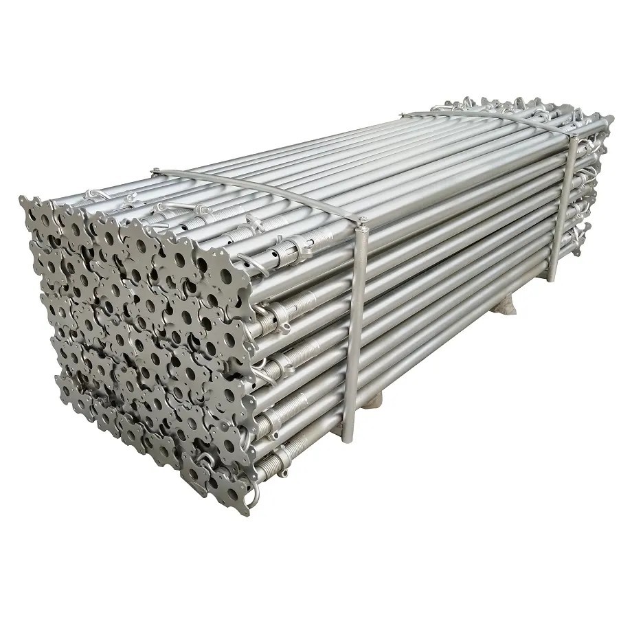 Construction Steel Prop with Silver Coated Surface Treatment adjustable