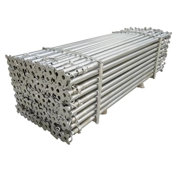 Construction Steel Prop with Silver Coated Surface Treatment adjustable
