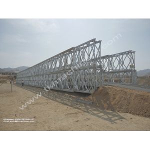 Wholesale Steel Bailey Bridge Extra Wide Heavy Load 60.96m DDR Long Span from china suppliers