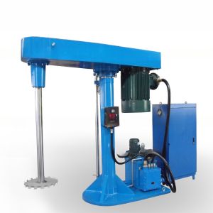 Car Paint Disperser Mixer With Hydraulic Dispersing Shaft Lifting Way