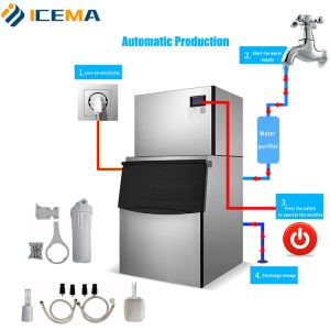 Top Sale 500kg/24hours Commercial Factory Price Ice Cube Making Machines For Bar