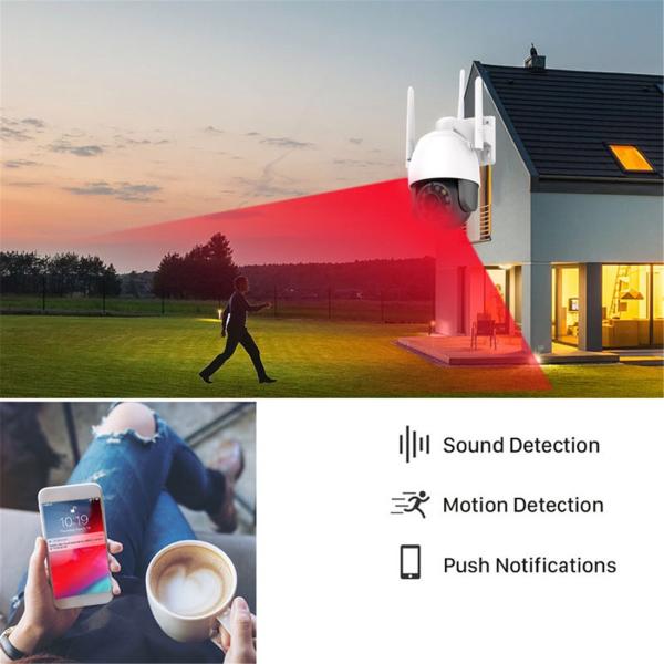 Unistone 2MP WIFI Dual Light Speed Dome(US-SDO202DL)