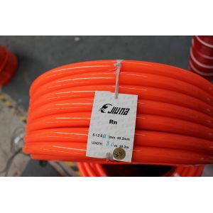 Orange Smooth Polyurethane Round Belt 90A high impact resistance