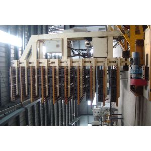 50KW Setting Automatic Brick Making Machine Brick Loading And Unloading System