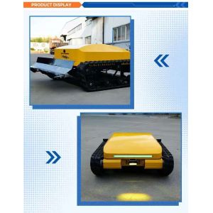 Remote-controlled intelligent crawler lawn mower, with lithium iron phosphate