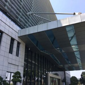 Prefab Aluminium Curtain Wall Decoiling Metal Stud Curtain Wall Framing