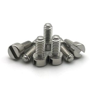 Wholesale Custom Stainless Steel Metal Shoulder Metal Bolts with slot for Engineering furniture in 1/6 8/12 1 from china suppliers