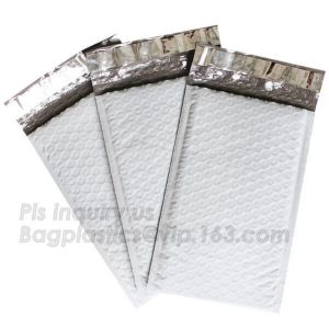 Waterproof Padded Biodegradable Mailing Bags metalized Mailers Bubble Padded