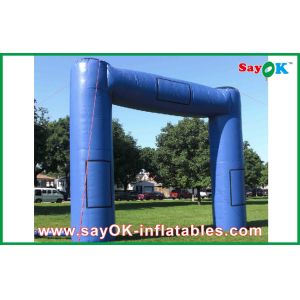 Wholesale Blue Huge Inflatable Archway Oxford Fabric Commercial Inflatable Structure from china suppliers