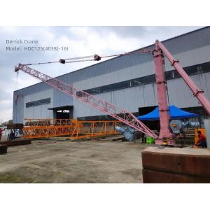16 Ton Derrick Tower Crane HDC125(4038)-16T Cranes And Derricks In Construction