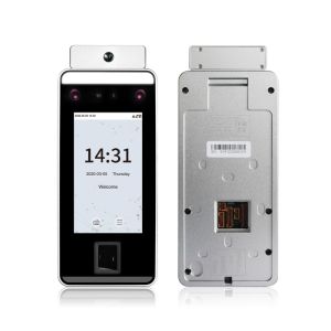 biometric facial recognition time attendance system and temperature face access