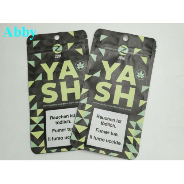 Customized Standing Up Pouch Aluminum Foil Vacuum Empty Tea Packaging Bag With Zipper