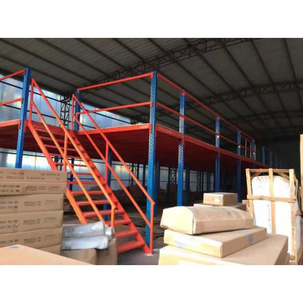 Warehouse Industrial Steel Mezzanine Floor Ladder Multi Floor Attic Racking