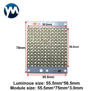 450W UV LED Curing Lamp Quartz Lens High Power UV Light Module For Curing