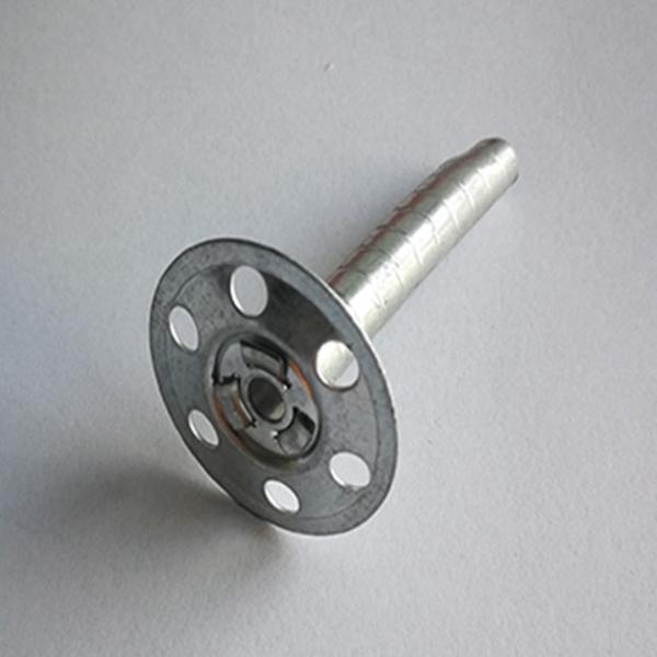 Silver Color Metal Insulation Fixings , Mechanical Fasteners For Rigid