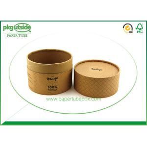 Handmade Cardboard Tube Boxes Embossing Surface Finish Damp - Proof Eco -