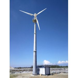 30kw Rooftop Windmill Pitch Control Wind Power Generators With Off / On Grid